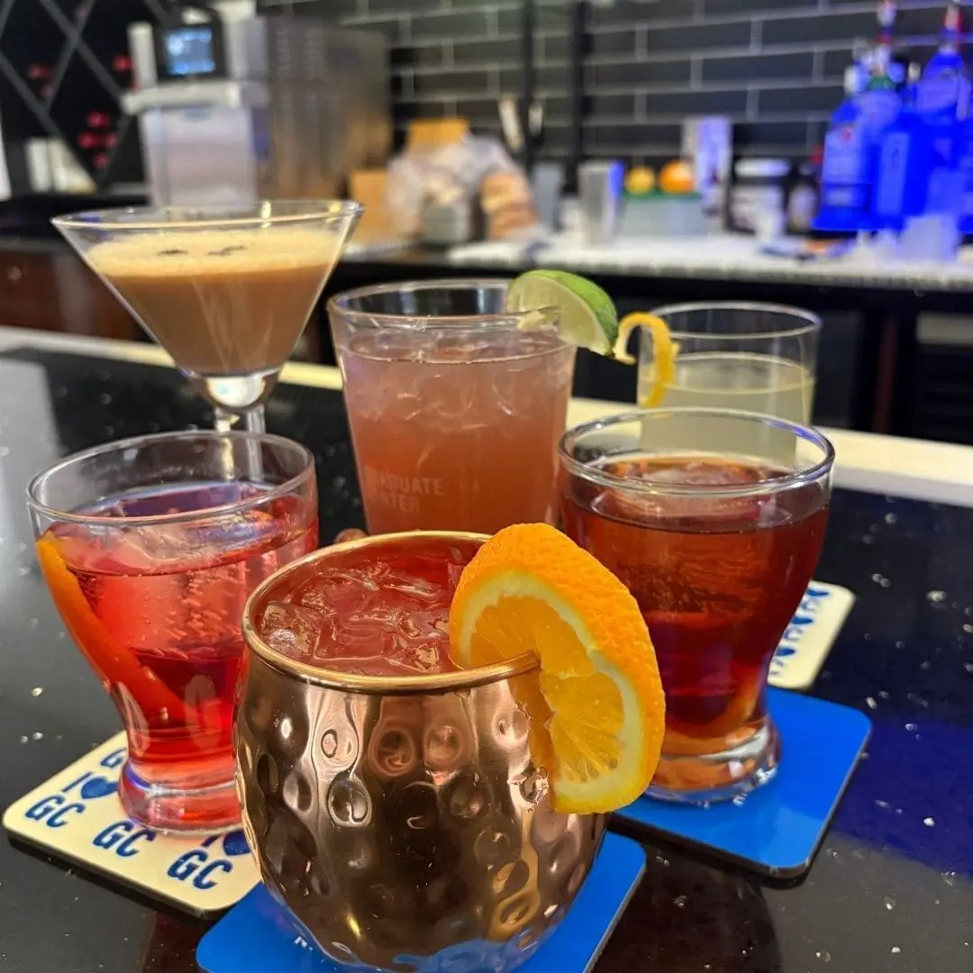 Specialty cocktails served at 365 Bar.