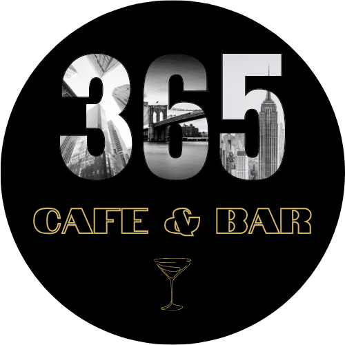 365 cafe & bar logo