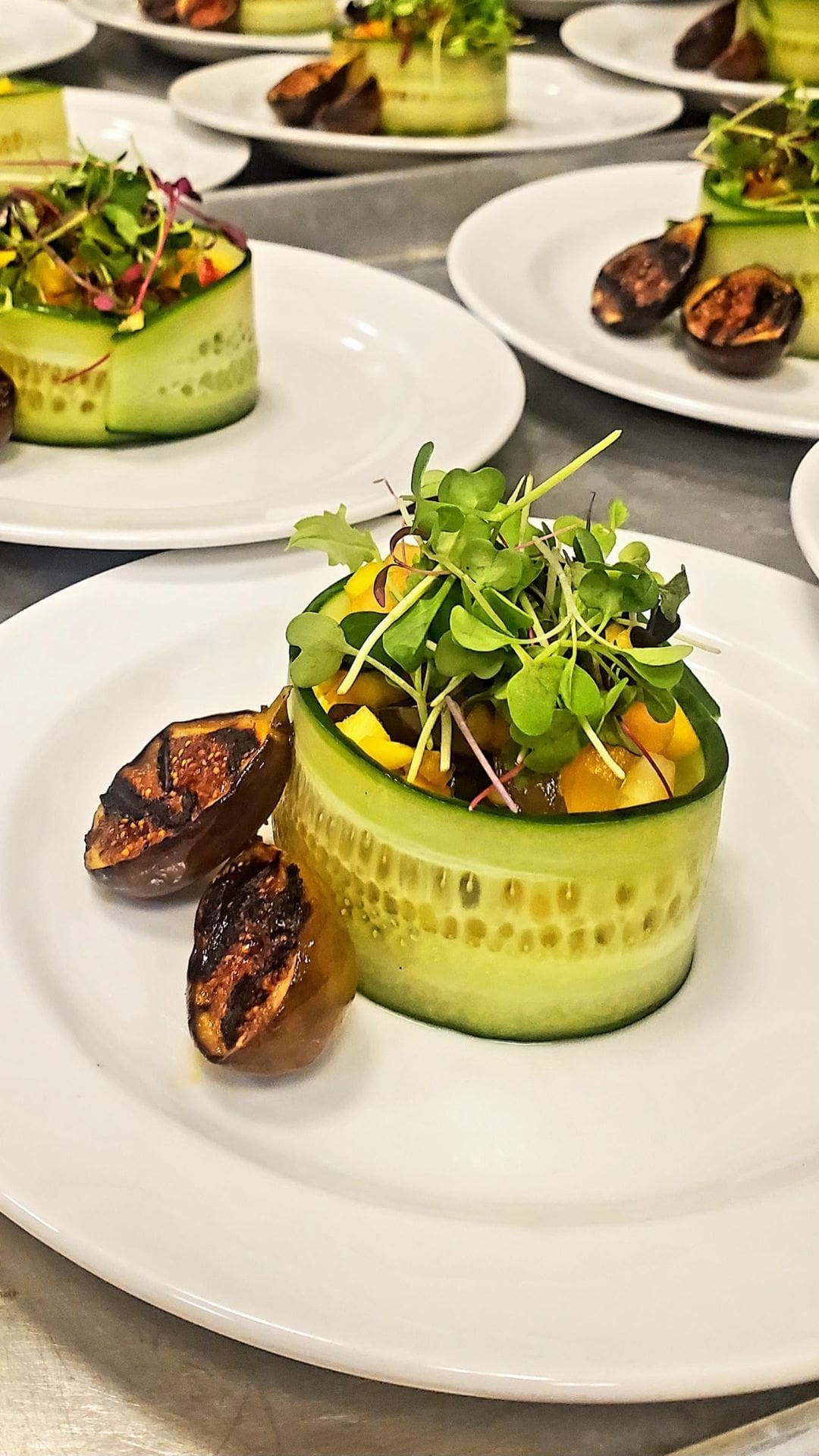 Catering entree mass prepared